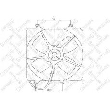 Βεντιλατέρ Νερού TOYOTA COROLLA 1987 - 1992 ( EE90 ) 096906440