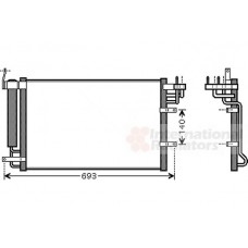 Ψυγείο A/C (Εξωτερικό) KIA CERATO 2004 - 2007 ( LD ) 097006400