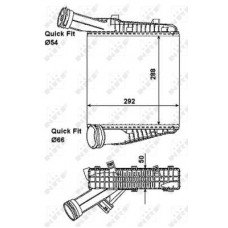 Ψυγείο Intercooler AUDI Q7 2009 - 2015 ( 4L ) 125006201