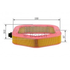 Φίλτρο αέρα MERCEDES E CLASS 1985 - 1993 ( W124 ) BOSCH 1 457 429 786