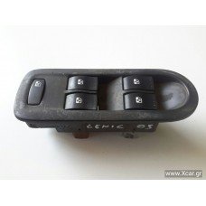 Χειριστήρια Παραθύρων-Διακόπτες RENAULT SCENIC 2003 - 2006 ( JM ) Εμπρός Αριστερά 025330