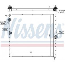 Ψυγείο Νερού BMW X6 2008 - 2012 ( Ε71 ) 162006330