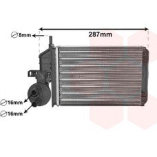 Ψυγείο Καλοριφέρ FIAT SEICENTO 2001 - 2006 ( 187 ) VAN WEZEL 17006259