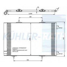 Ψυγείο A/C (Εξωτερικό) PEUGEOT 207 2006 - 2009 027006420