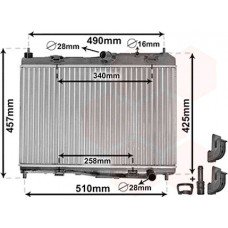 Ψυγείο Νερού FORD FIESTA 2013 - 2016 324006300