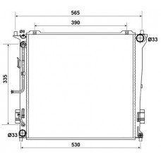 ΨΥΓΕΙΟ ΝΕΡΟΥ 1.6 CRDi ΠΕΤΡΕΛΑΙΟ ΑΥΤΟΜΑΤΟ (450x450x26) KIA CEED 2009 - 2012 (ED) 430006340