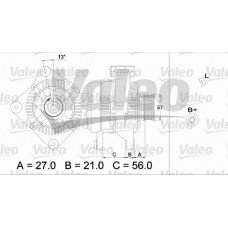 Δυναμό/Εναλλάκτης VOLVO S40 1995 - 2000 ( VS ) VALEO 436702