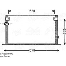 Ψυγείο A/C (Εξωτερικό) TOYOTA HILUX 2001 - 2005 ( KDN140-170 ) 031106415