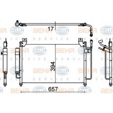Ψυγείο A/C (Εξωτερικό) MAZDA CX7 2011 - ( ER ) 501006400