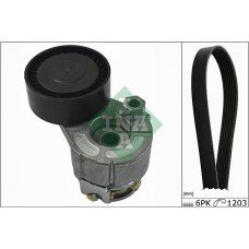 Σετ ιμάντων poly-V NISSAN MICRA 2003 - 2005 ( K12 ) INA 529 0009 10