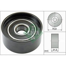 Τροχαλία παρέκκλισης & ενδιάμεσος τροχός HONDA ACCORD 2003 - 2005 ( CL / M / N ) INA 532 0588 10