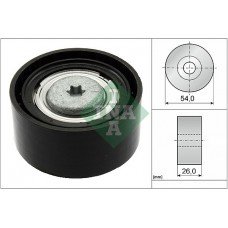 Τροχαλία παρέκκλισης & ενδιάμεσος τροχός MERCEDES VIANO 2004 - 2010 ( W639 ) INA 532 0672 10