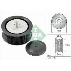 Τροχαλία παρέκκλισης & ενδιάμεσος τροχός PORSCHE CAYENNE 2003 - 2007 ( 955 ) INA 532 0800 10