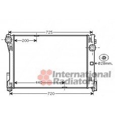 Ψυγείο Νερού MERCEDES C CLASS 2012 - 2015 ( W204 ) 536006310