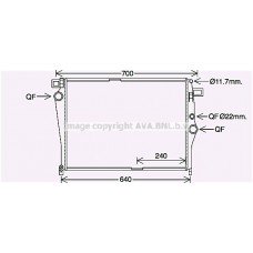 Ψυγείο Νερού MERCEDES C CLASS 2015 - ( W205 ) 536306300