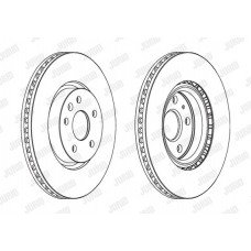 Δισκόπλακες OPEL INSIGNIA 2008 - 2013 JURID 562464JC