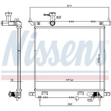 Ψυγείο Νερού NISSAN NOTE 2013 - 582006300