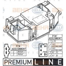 Ανεμιστήρας Καλοριφέρ Εσω AUDI A4 2008 - 2011 ( 8K ) HELLA 5HL 351 321-521