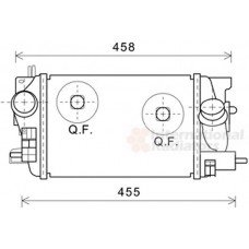 Ψυγείο Intercooler OPEL MERIVA 2010 - 2014 602006210