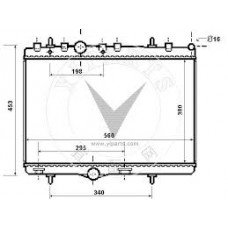 Ψυγείο Νερού CITROEN C2 2008 - 2010 ( JM ) 014006330