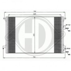 Ψυγείο A/C (Εξωτερικό) SAAB 9-3 2002 - 2005 ( YS3F ) 701106410