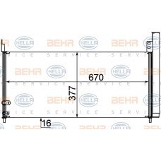 Ψυγείο A/C (Εξωτερικό) TOYOTA PRIUS 2009 - 2012 ( XW30 ) 820006400