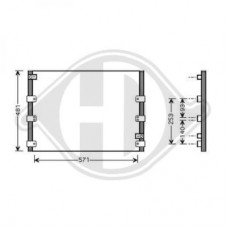 Ψυγείο A/C (Εξωτερικό) TOYOTA LAND CRUISER 1996 - 2003 ( J90 ) 824806400