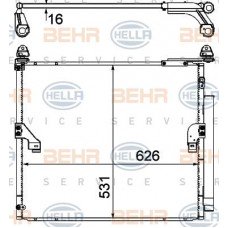 Ψυγείο A/C (Εξωτερικό) TOYOTA LAND CRUISER 2014 - 2016 ( J150 )( F/L ) 825206400