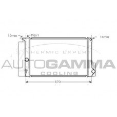 ΨΥΓΕΙΟ ΝΕΡΟΥ 1.3-1.4-1.6-1.8 ΒΕΝΖΙΝΗ ΜΗΧΑΝΙΚΟ (600x375x16) TOYOTA AURIS 2015 - 830206300