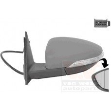 Καθρέπτης Ηλεκτρικός Θερμαινόμενος Ηλεκτρικά Ανακλινόμενος Βαφόμενος Με Φλας VW NEW BEETLE 2011 - 2016 Αριστερά 880007502