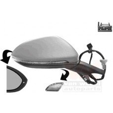 Καθρέπτης Ηλεκτρικός Θερμαινόμενος Ηλεκτρικά Ανακλινόμενος Με Φλας Φως Ασφαλείας Με Μνήμη VW GOLF VARIANT 2017 - Δεξιά 892307583