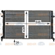 Ψυγείο Νερού VW GOLF 2004 - 2008 ( Mk5 ) HELLA 8MK 376 700-494