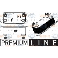 Ψυγείο Σασμάν MERCEDES C CLASS 2007 - 2011 ( W204 ) HELLA 8MO 376 924-061