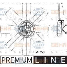 Βεντιλατέρ A/C VW GOLF 1992 - 1998 ( Mk3 ) HELLA 8