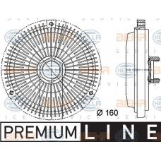Βεντιλατέρ A/C MERCEDES C CLASS 1993 - 1995 ( W202 ) HELLA 8MV 376 733-011