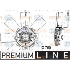 Βεντιλατέρ A/C NISSAN SUNNY 1991 - 1995 ( N14 ) HELLA 8