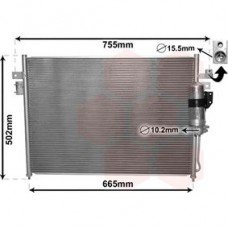 ΨΥΓΕΙΟ A/C 3.0 dCi ΠΕΤΡΕΛΑΙΟ (690x470x16) NISSAN D40 NAVARA 2005 - 2010 024906410