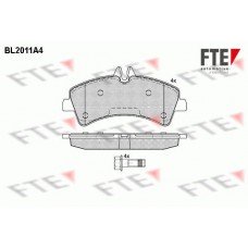 Τακάκια Σετ MERCEDES SPRINTER 2006 - 2013 ( 906 ) FTE BL2011A4