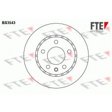 Δισκόπλακες OPEL OMEGA 1988 - 1991 ( A ) FTE BS3543