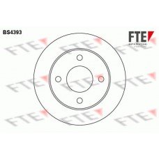 Δισκόπλακες NISSAN MICRA 1986 - 1992 ( K10 ) FTE BS4393