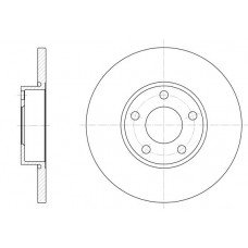 Δισκόπλακες AUDI 100 1991 - 1995 ( 4A ) ( C4 ) WOKING D6327.00
