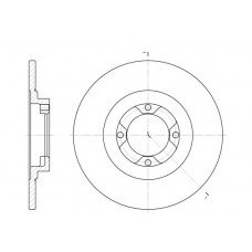 Δισκόπλακες TOYOTA STARLET 1978 - 1984 ( EP60 ) WOKING D6400.00