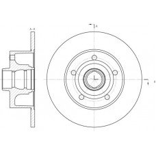 Δισκόπλακες AUDI A4 1995 - 1998 ( 8D ) WOKING D6431.00