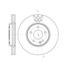 Δισκόπλακες MERCEDES C CLASS 2000 - 2003 ( W203 ) WOKING D6556.10