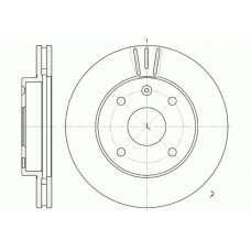 Δισκόπλακες CHEVROLET-DAEWOO NUBIRA 2003 - 2005 ( J200 ) WOKING D6656.10