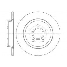Δισκόπλακες FORD FOCUS 2004 - 2008 (MK2A) WOKING D6712.00