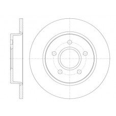 Δισκόπλακες FORD FOCUS 2004 - 2008 (MK2A) WOKING D6846.00