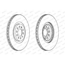 Δισκόπλακες VW NEW BETTLE 2005 - 2011 ( 9C1 ) FERODO DDF1118C