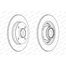 Δισκόπλακες PEUGEOT 207 2006 - 2009 FERODO DDF1560-1