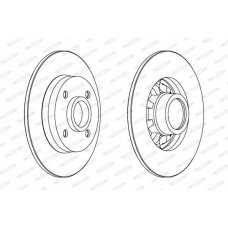 Δισκόπλακες PEUGEOT 308 2008 - 2012 FERODO DDF1696C-1